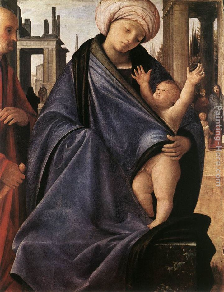 Holy Family painting - Bramantino Holy Family art painting